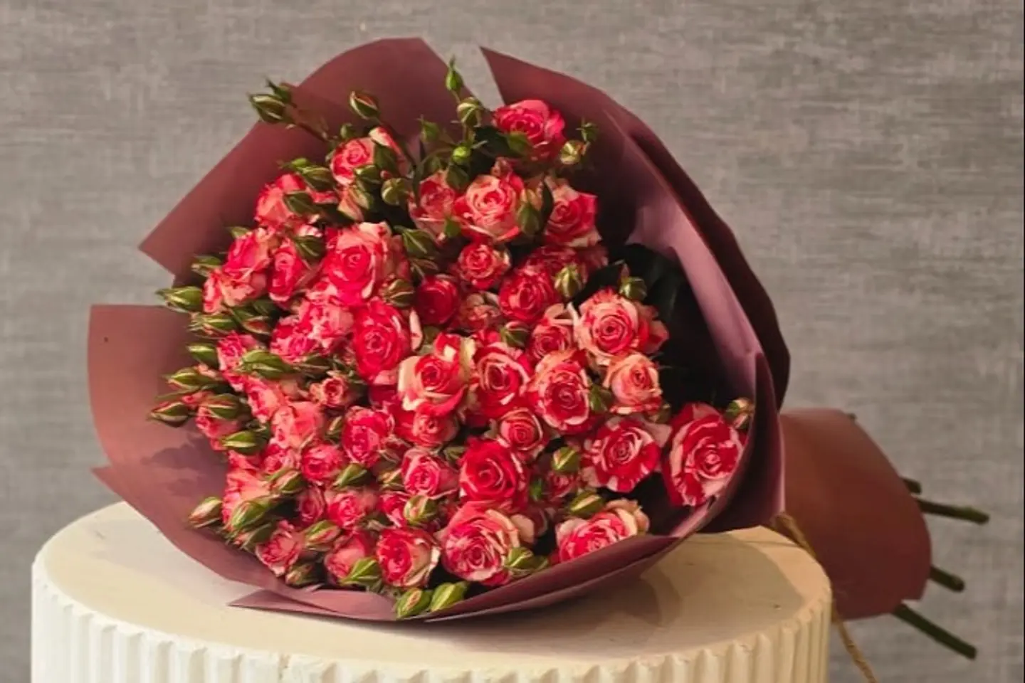 بوكيه بيبي روز بينك الثالث