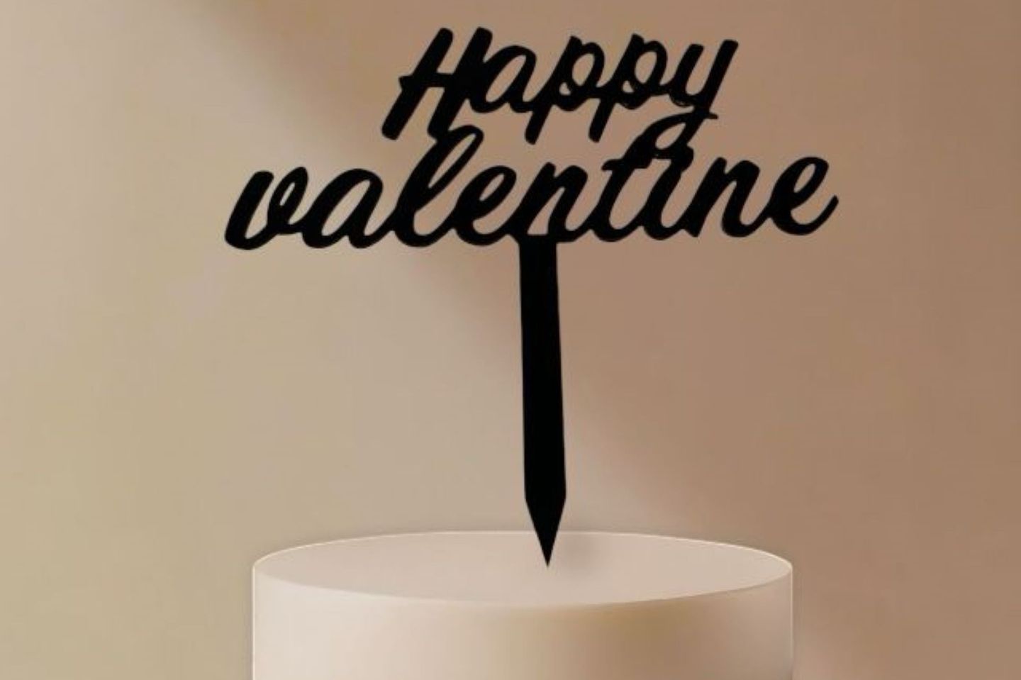 Happy Valentine's Acrylic Inlay