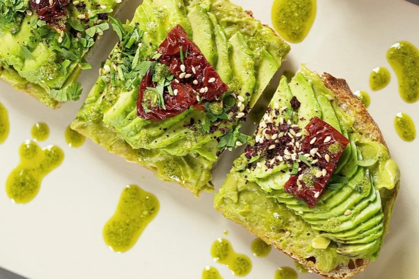 Pesto Avocado Toast
