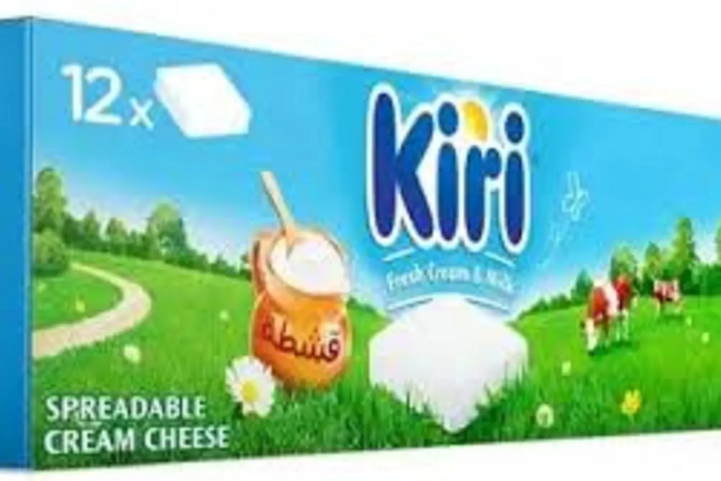 جبنة كيري اثني عشر قطعة مائتي جرام