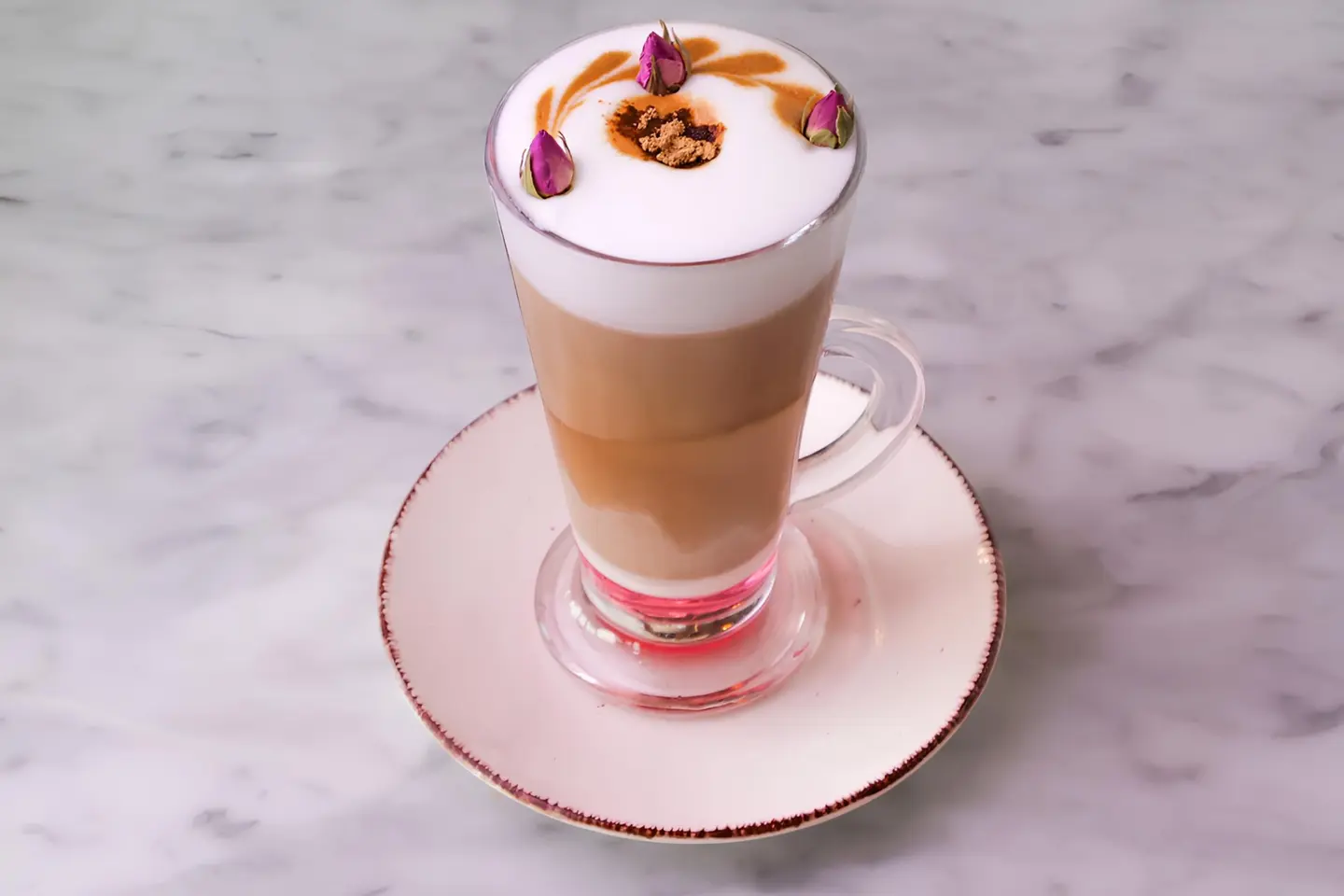 Rose Cardamon Latte