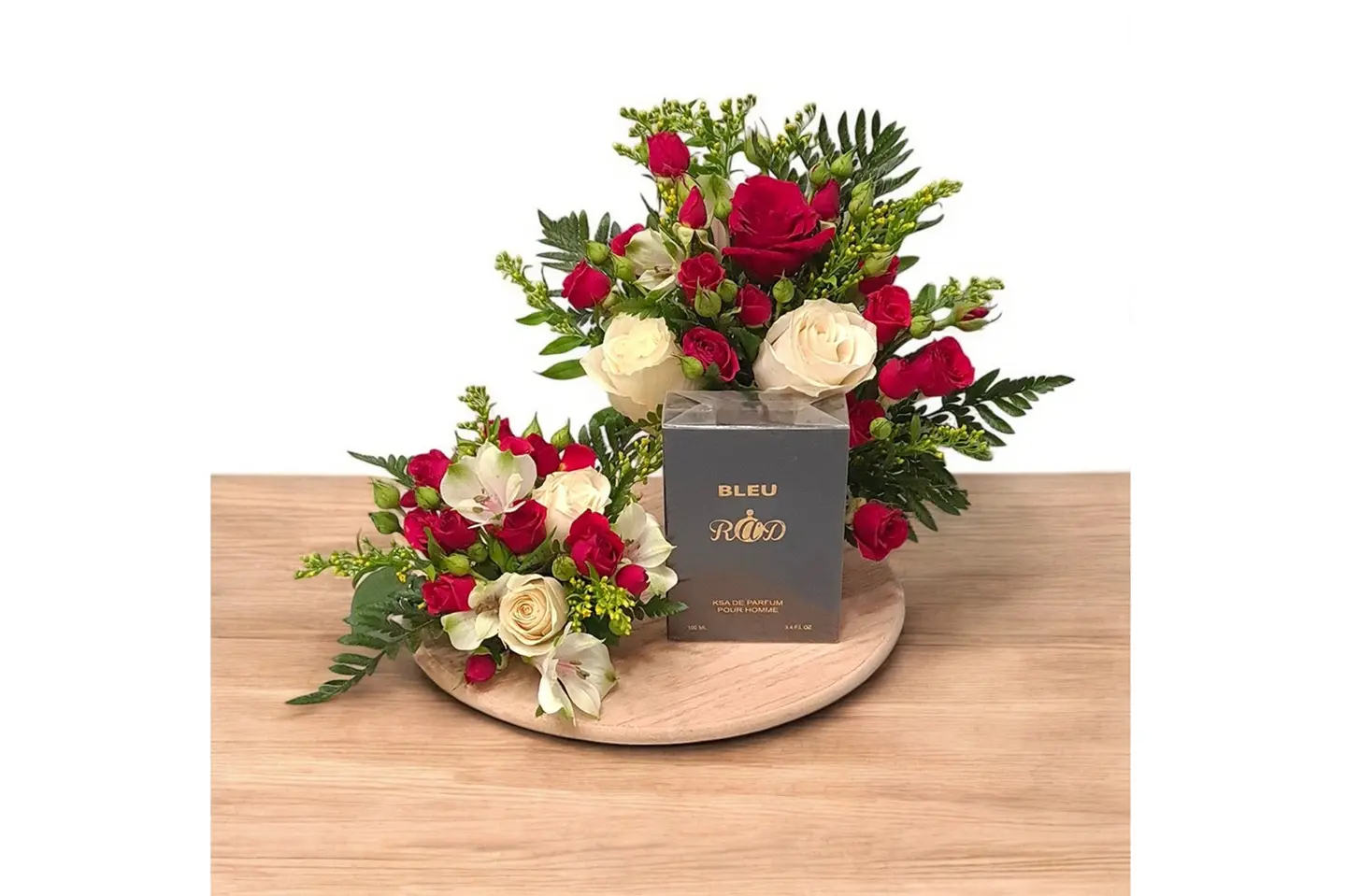 عطر بلو راد مع ورد