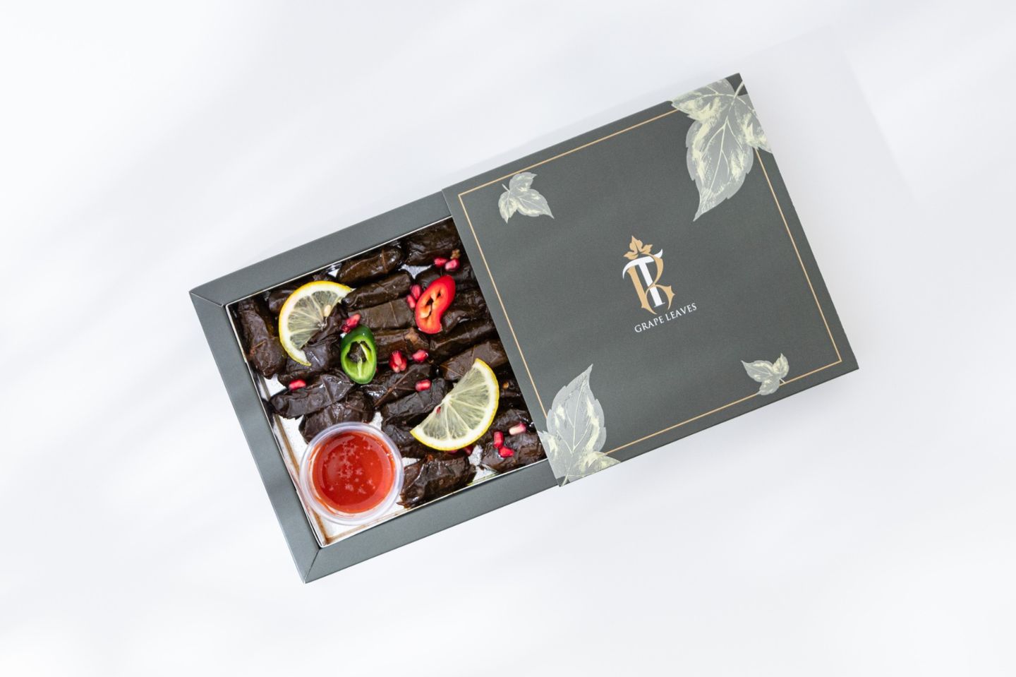 ورق عنب بدبس رمان صغير