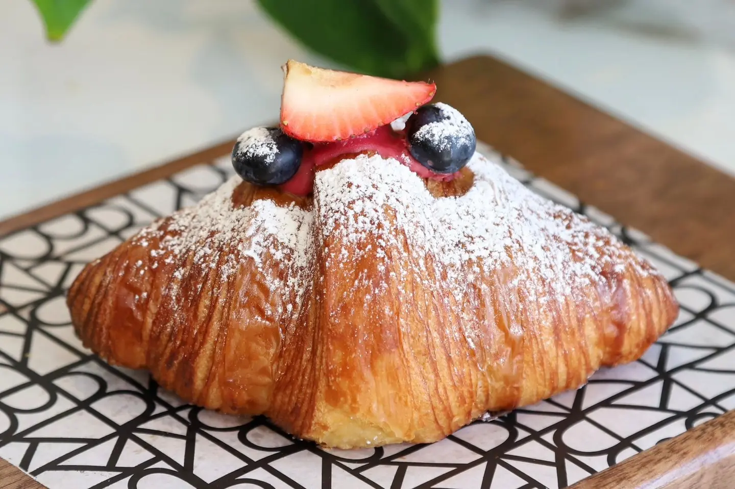 Strawberry Labneh Croissant