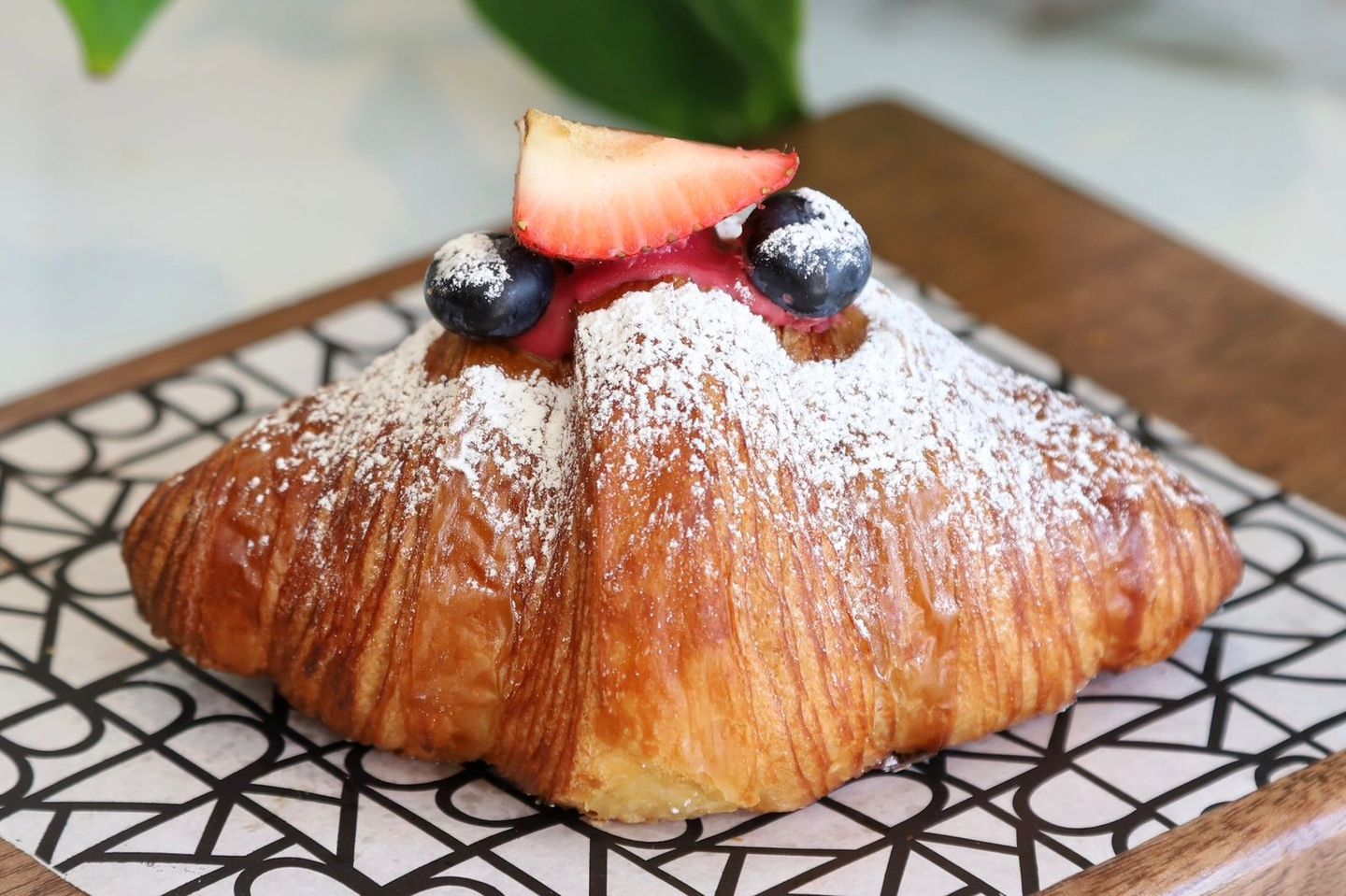 Strawberry Labneh Croissant