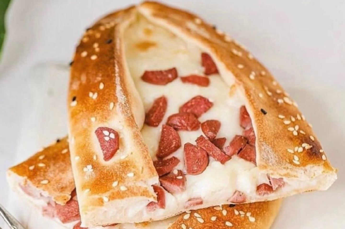 جبن كرفت مع النقانق