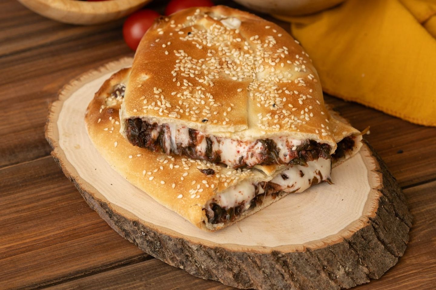 سبانخ مع الجبن