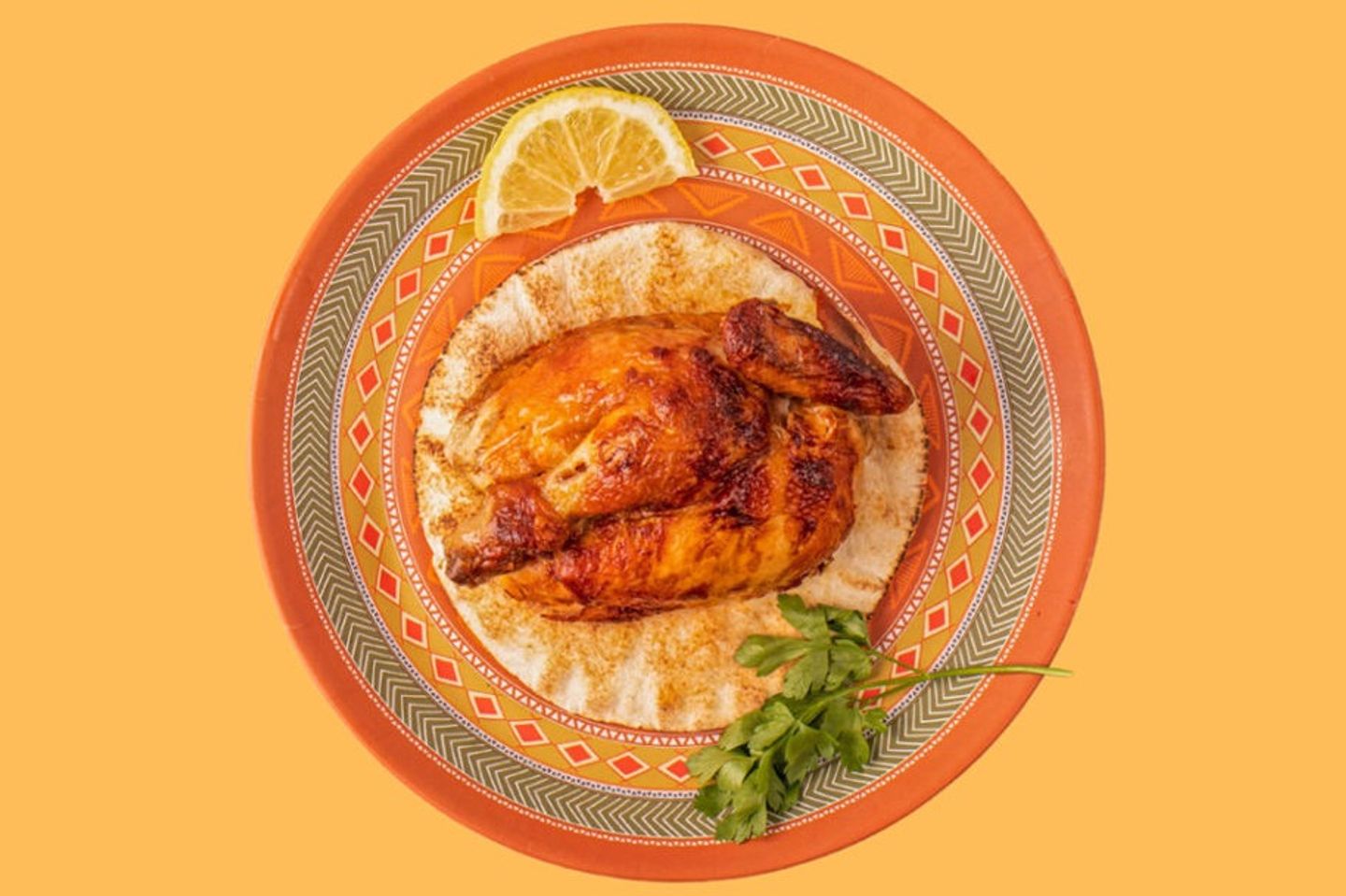نص دجاج شواية