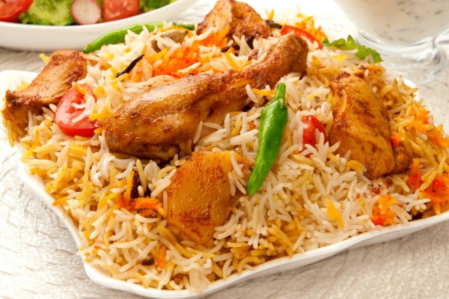 دجاج برياني - حبة برياني