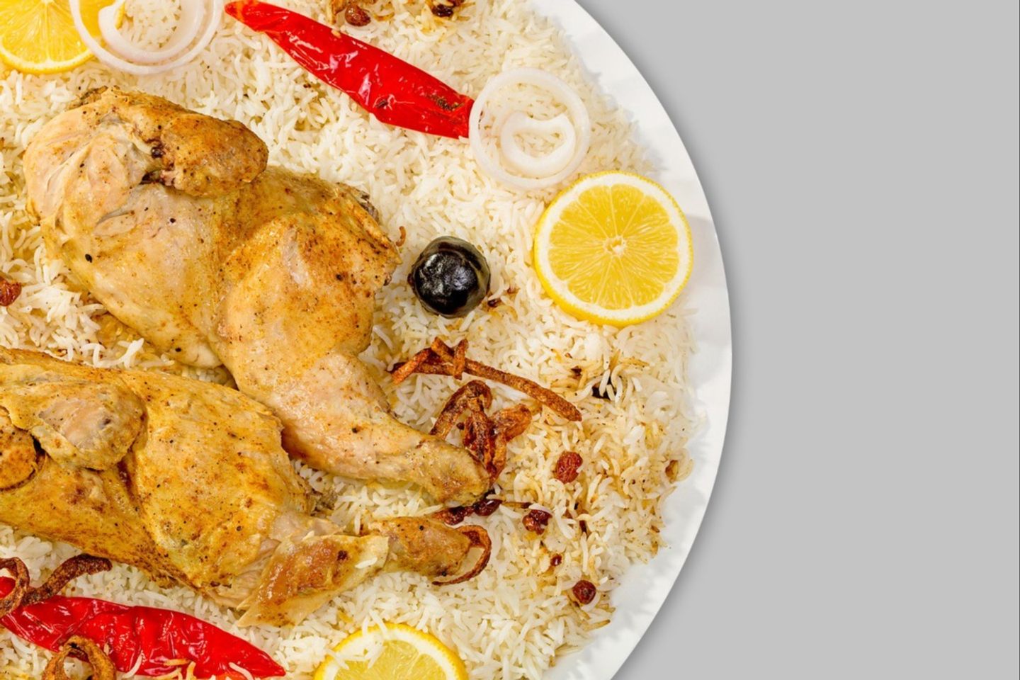 دجاج مدفون - نص حبة دجاج
