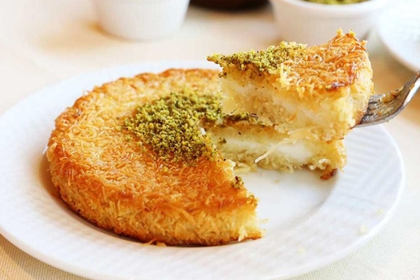 كنافة بالقشطة