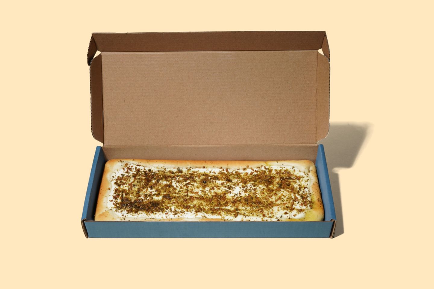Labneh Pie With Thyme On Stone