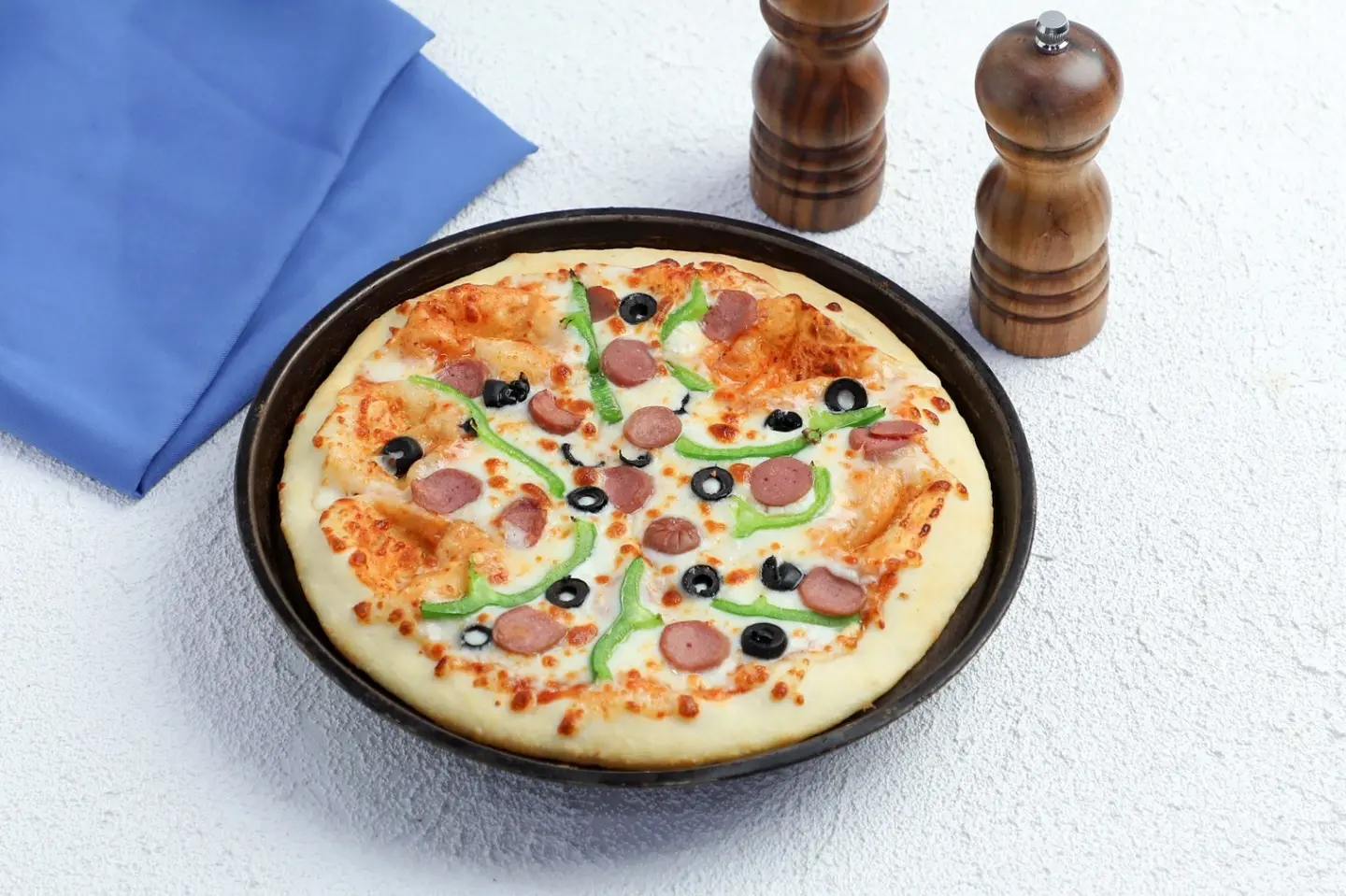 Large Hot Dog Pizza