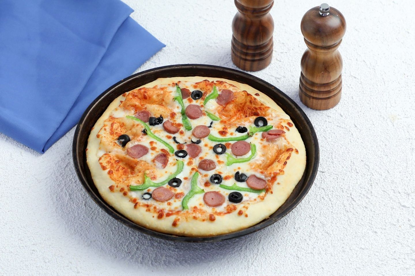 Large Hot Dog Pizza
