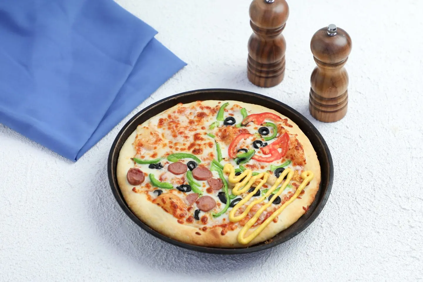 Large Four Seasons Pizza