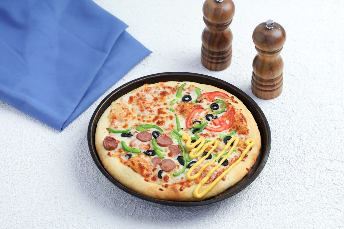 Large Four Seasons Pizza