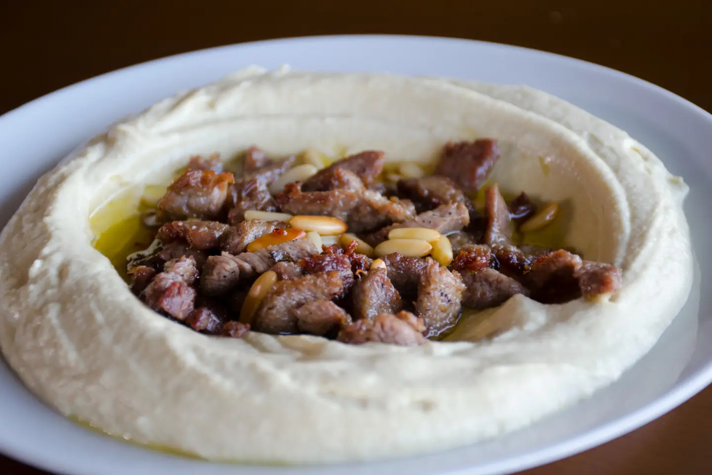 Hommos With Shawarma Mix