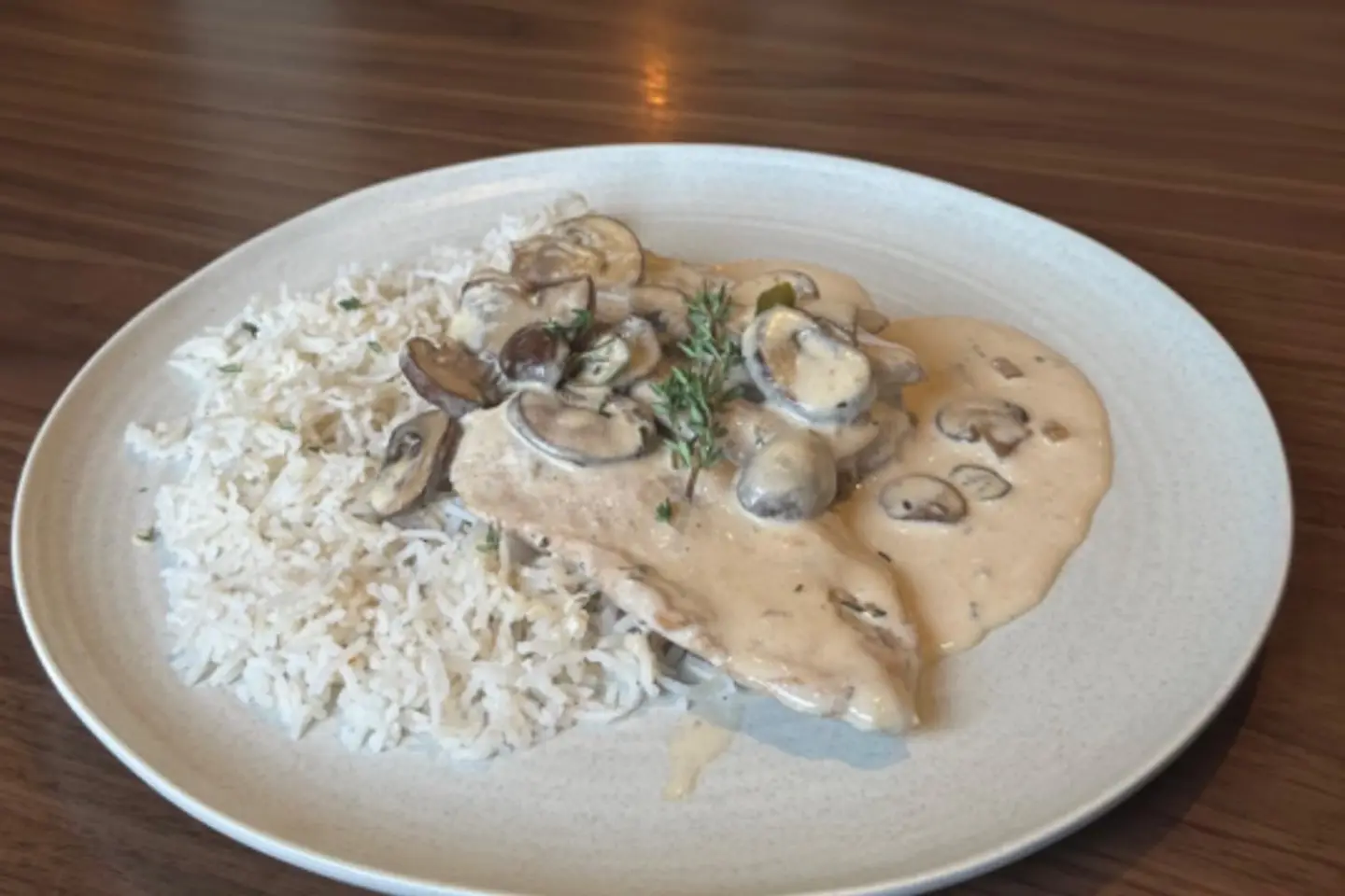 Chicken In Creamy Mushroom Sauce