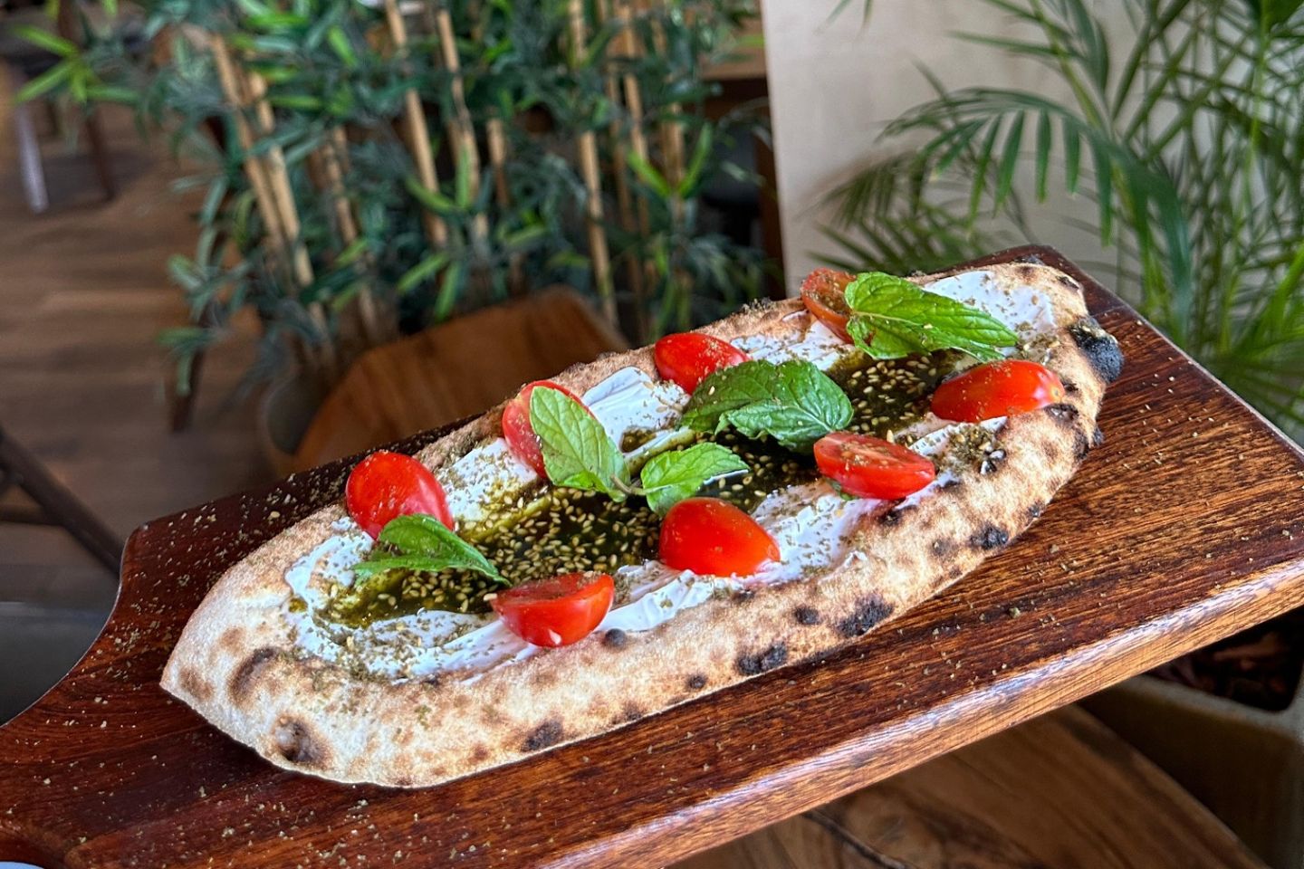 Labna With Thyme Flat Bread
