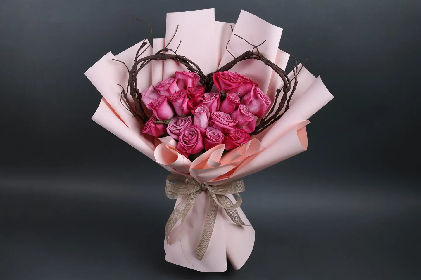 باقة زهور طبيعية