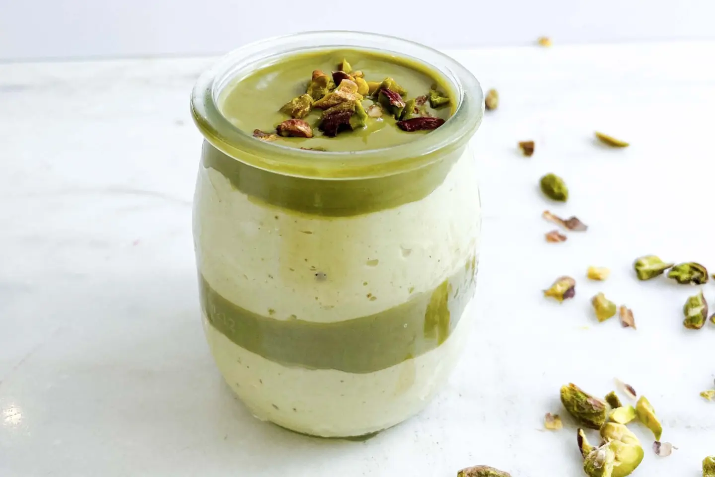 Small Pistachio Semifredo Cup