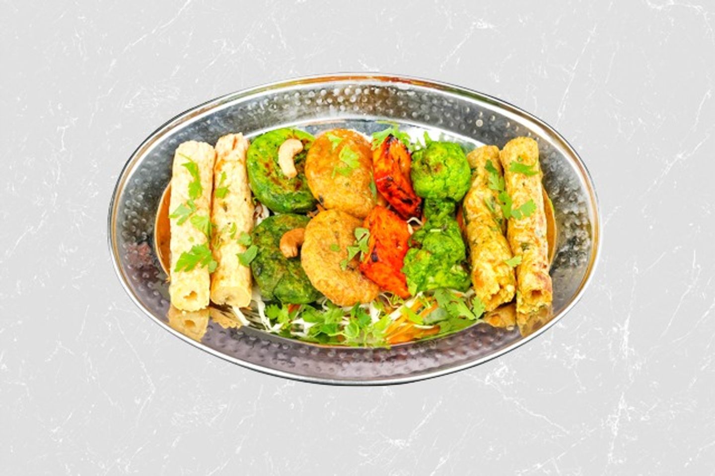 طبق خضار مشكل