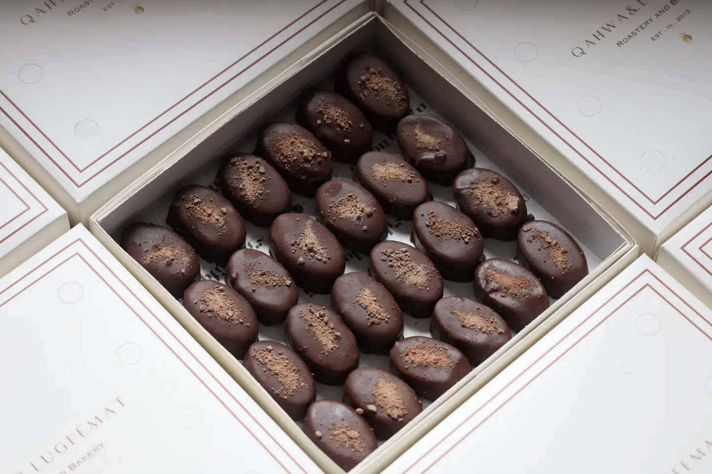 Belgain Chocolate - Large White Box   24 P