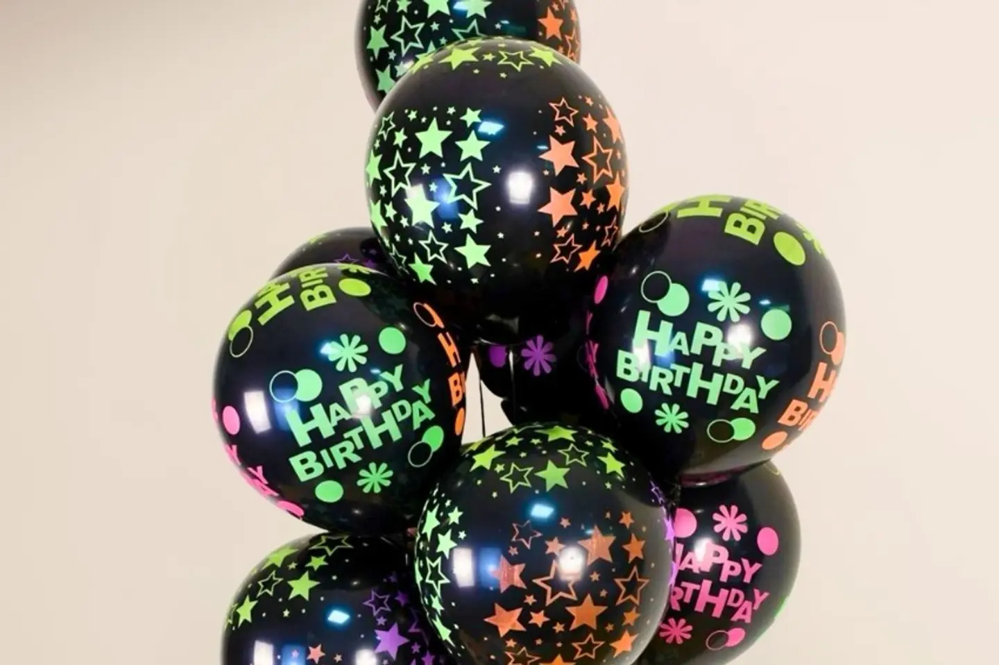 Birthday Ballon Set Black