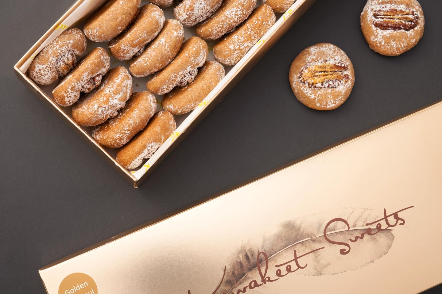 Golden Mamoul With Pecan & Cinnamon