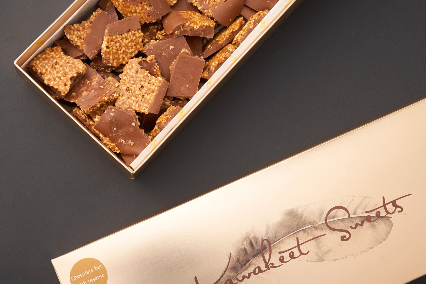 Chocolate Bar With Sesame