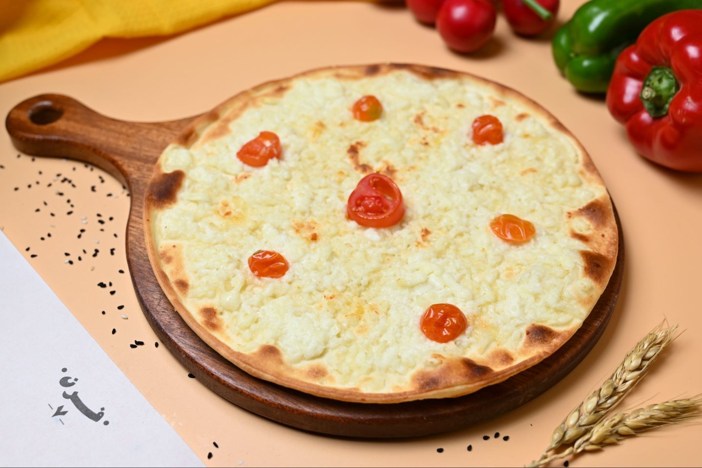Halloumi With Tomato Manqusha