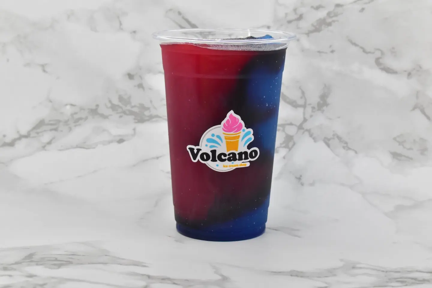Large Mixed Blue Berry And Strawberry Slush