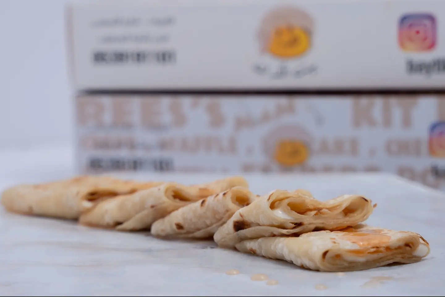 Chapati Cheese And Honey