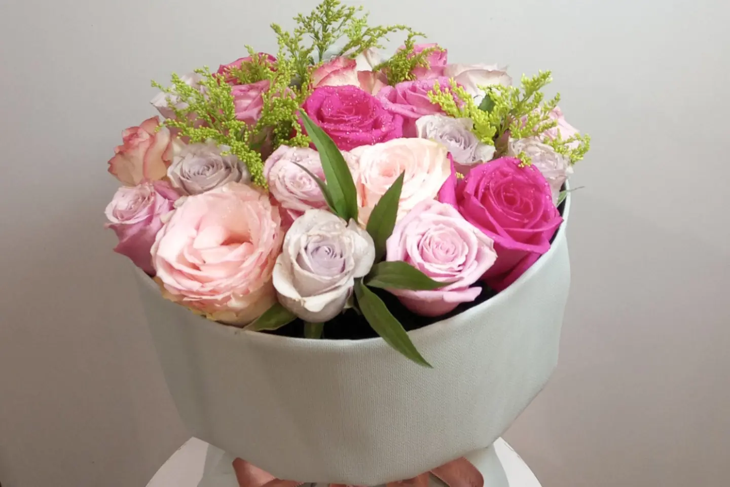 باقه كله جوري لون مشكل رقم ٥٣