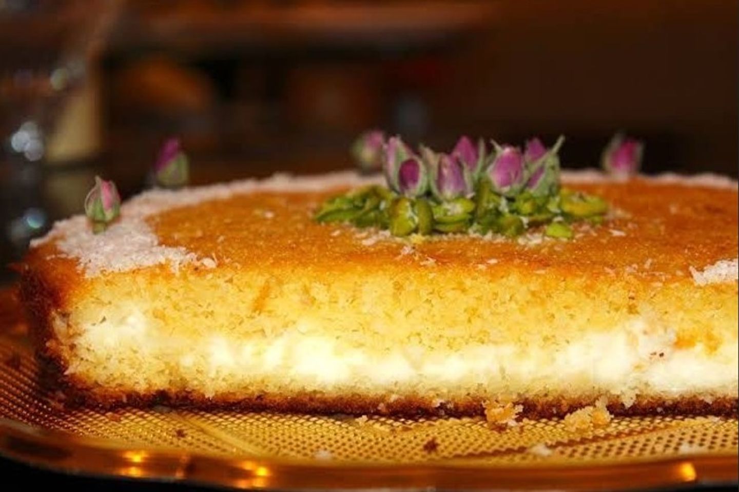 Basbousa With Cream