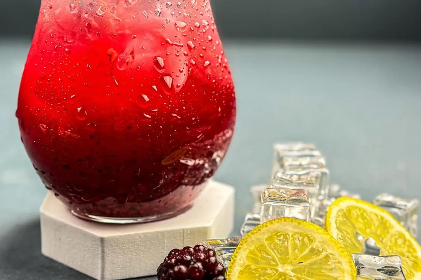 Lemon And 3 Berries