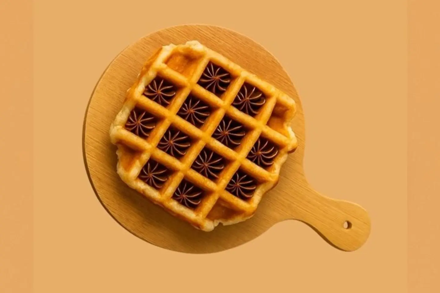 وافل النوتيلا