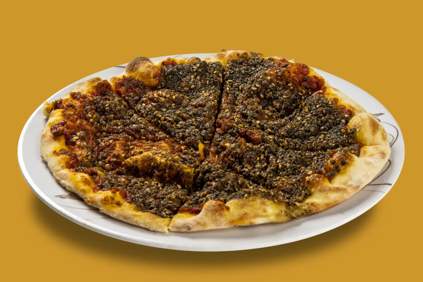 فطيرة محمرة بالزعتر