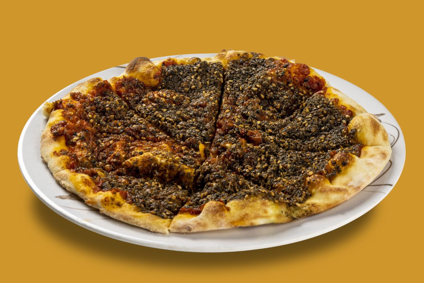 فطيرة محمرة بالزعتر