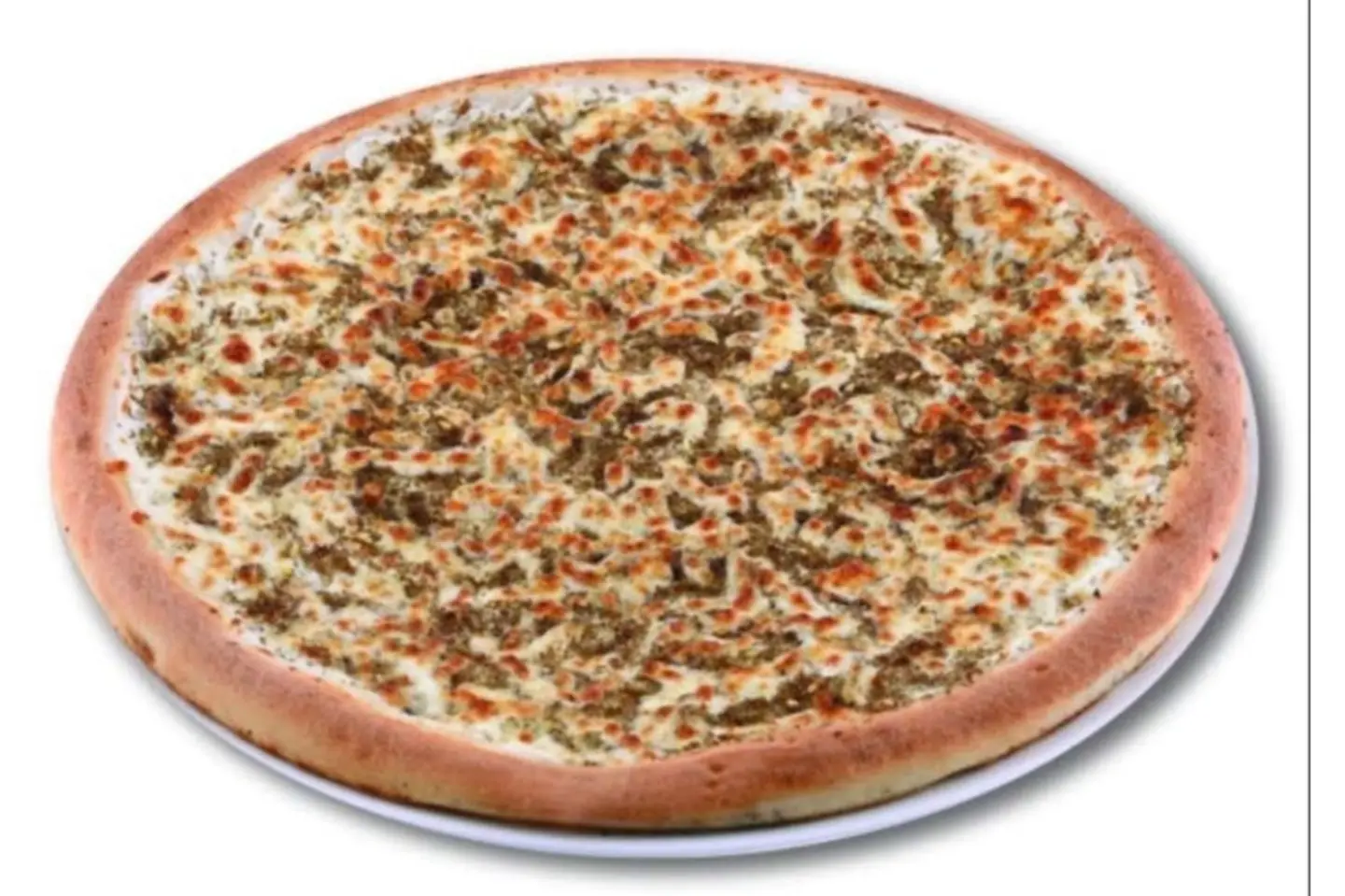 بيتزا لبنة وجبنه وزعتر