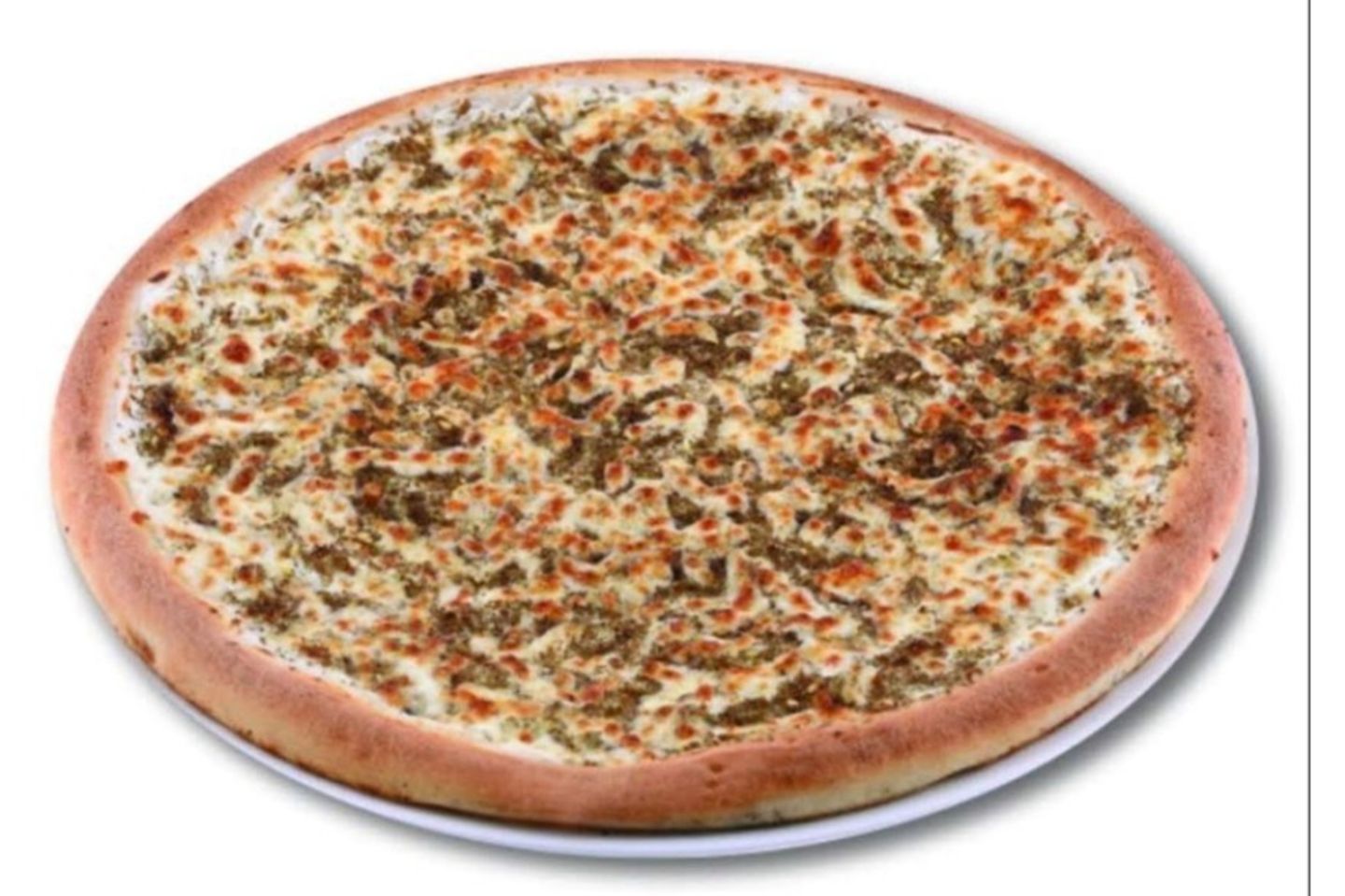 Labneh And Cheese And Thyme Pizza