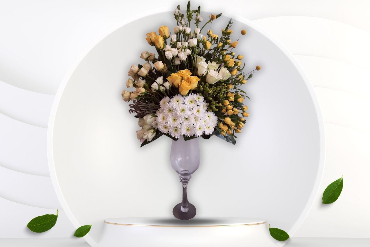 Large Natural Rose Vase