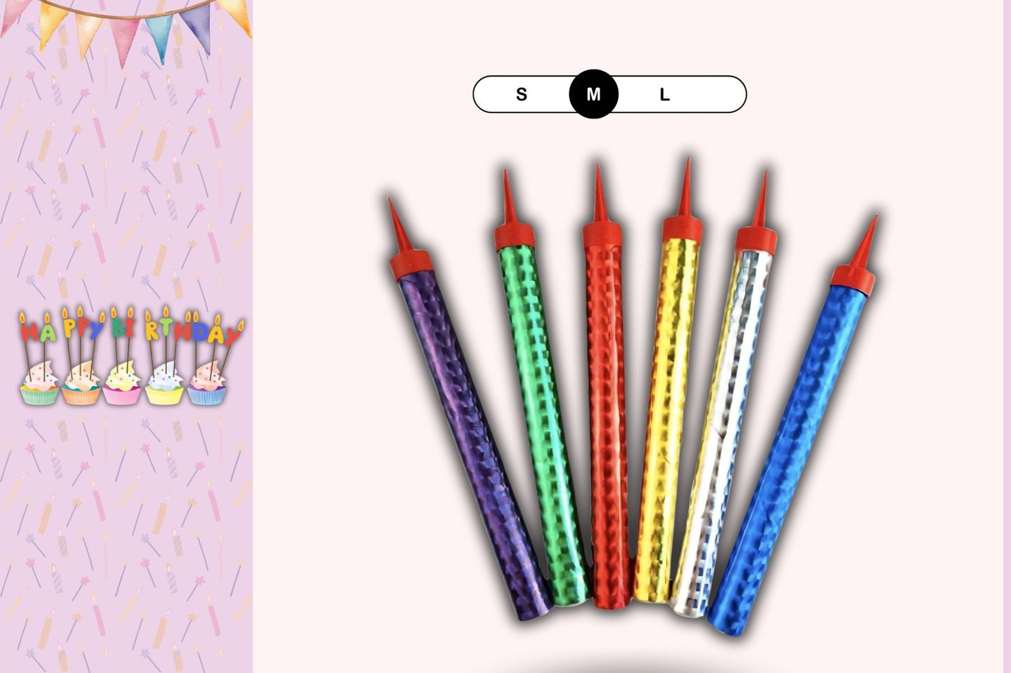 Medium Size Spark Candles   Delightful Party Decoration
