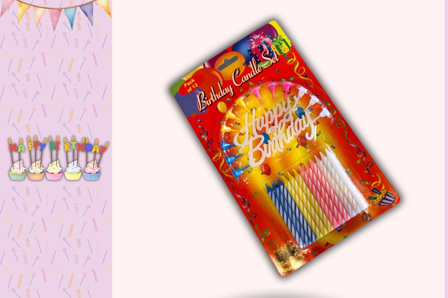 Assorted Happy Birthday Candles