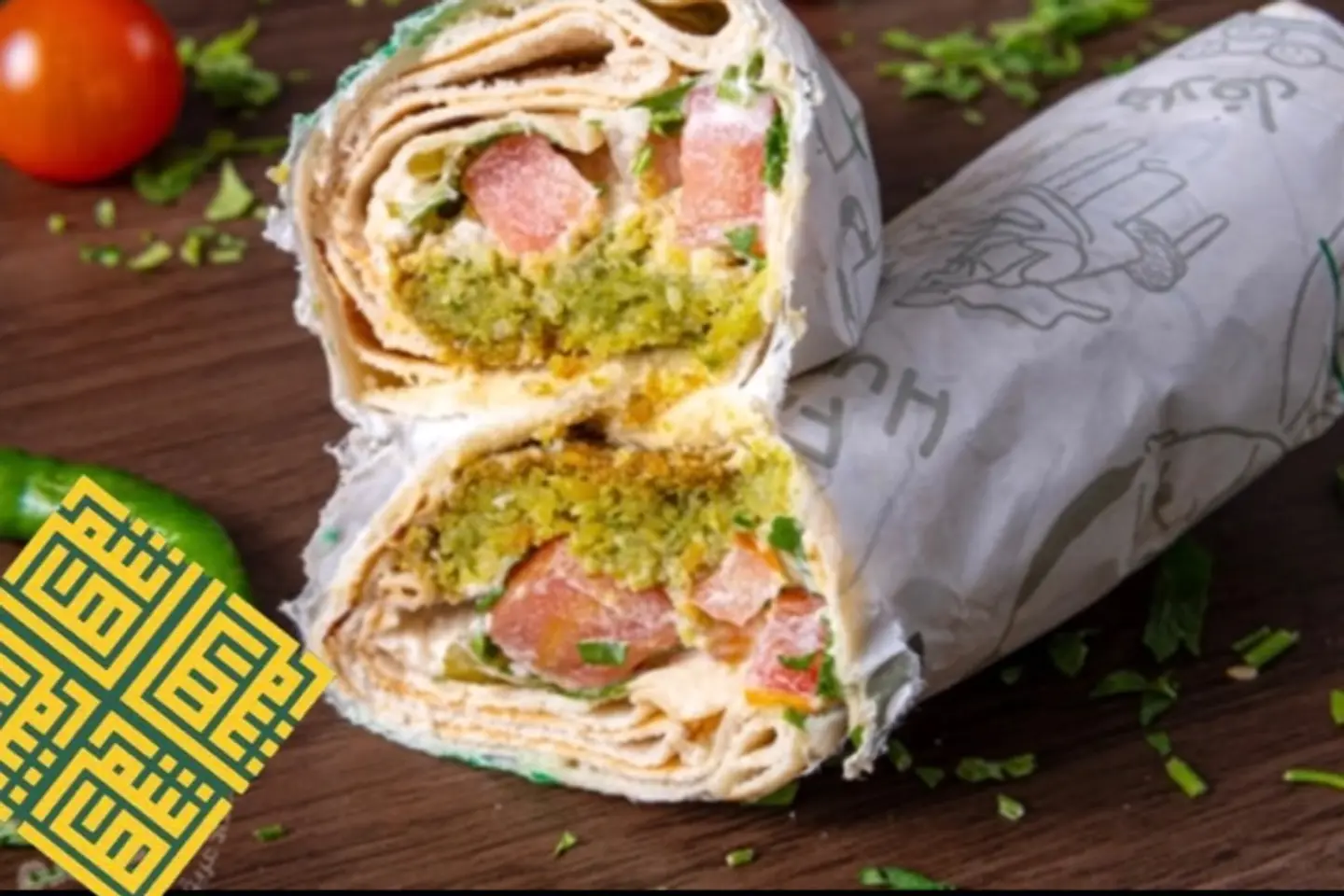 ساندوتش فلافل محشي شامى