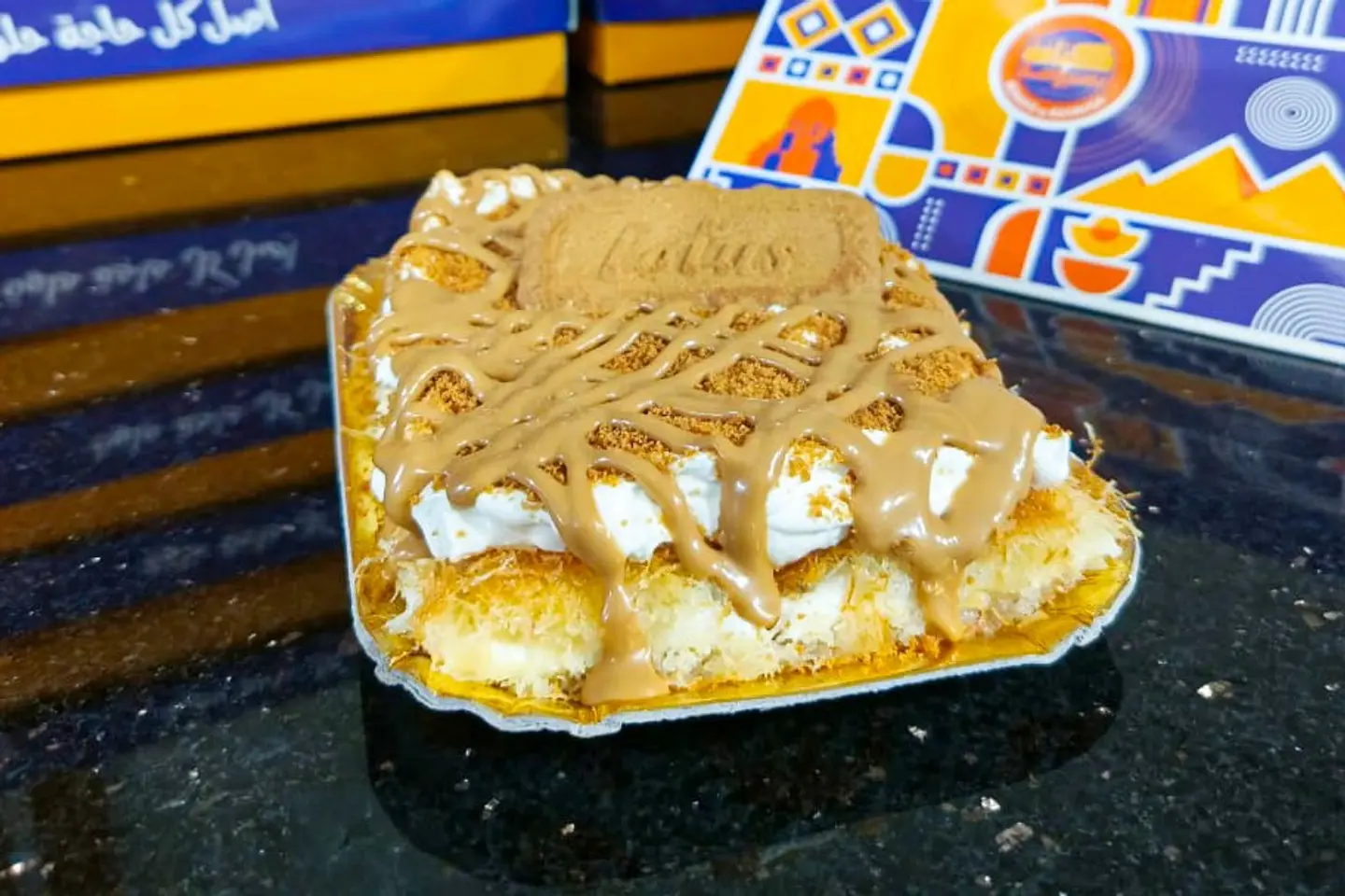 Creamy Kunafah And Lotus