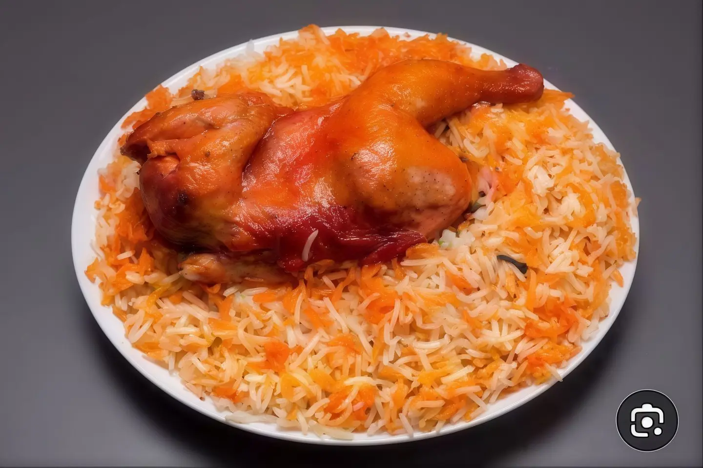 نصف حبة دجاج حنيذ