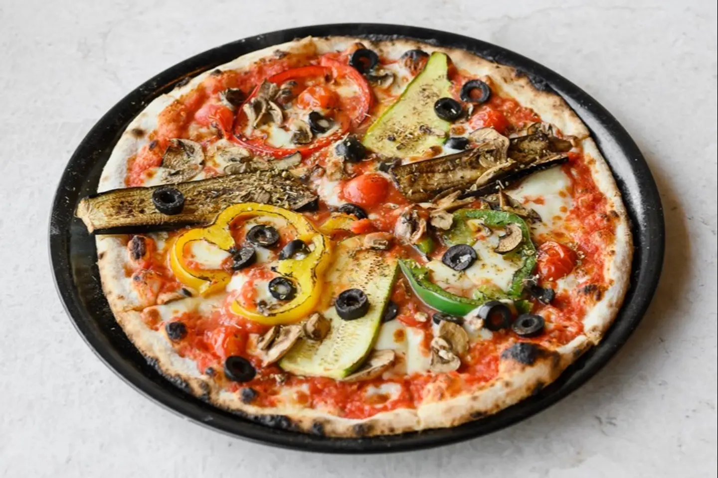Grilled Vegetables Pizza