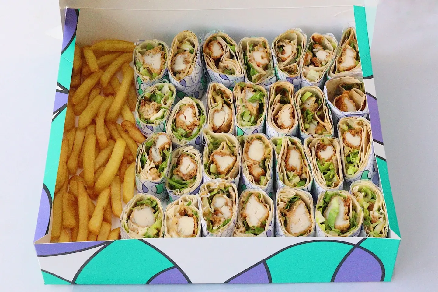 6 Chicken Wraps