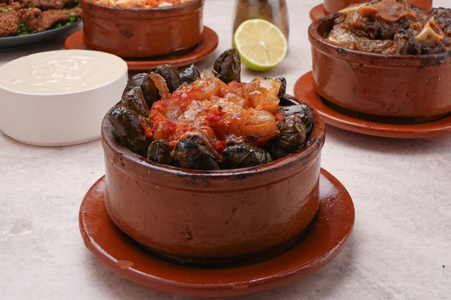 طاجن كوارع ورق عنب